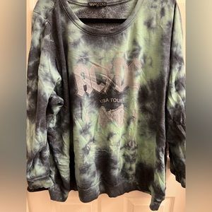Torrid - AC/DC Graphic Sweatshirt Tie-Dye